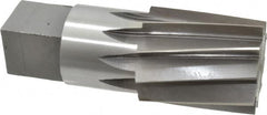 Interstate - 1-1/4" Pipe, 1.553" Diam, 1.444" Small End Diam, Straight Shank, 1-3/4" Flute, Taper Pipe Reamer - Apex Tool & Supply