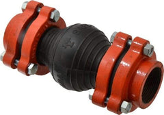 Mason Ind. - 1-1/2" Pipe, EPDM Single Arch Pipe Expansion Joint - 8" Long, 3/8" Extension, 3/4" Compression, 250 Max psi, Female NPT - Apex Tool & Supply
