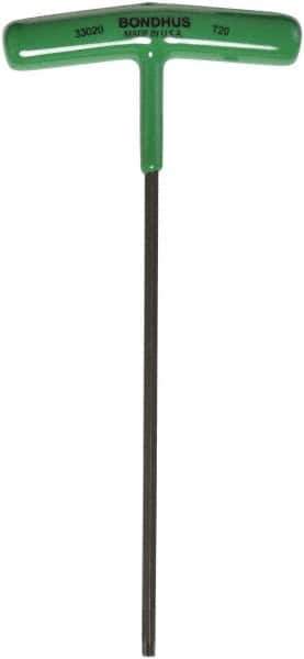 Bondhus - T20 Standard Torx Key - T-Handle Cushion Grip, Protanium High Torque Steel - Apex Tool & Supply