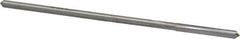 Made in USA - 1/8" High Speed Steel 4 Flute Chucking Reamer - Straight Flute, 0.119" Straight Shank, 7/8" Flute Length, 3-1/2" OAL - Apex Tool & Supply