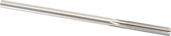 Made in USA - 19/64" High Speed Steel 6 Flute Chucking Reamer - Apex Tool & Supply