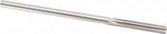 Made in USA - 19/64" High Speed Steel 6 Flute Chucking Reamer - Apex Tool & Supply