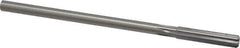 Made in USA - 5/16" High Speed Steel 6 Flute Chucking Reamer - Straight Flute, 0.2792" Straight Shank, 1-1/2" Flute Length, 6" OAL - Apex Tool & Supply
