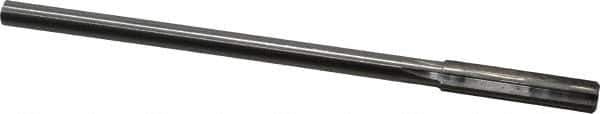 Made in USA - 25/64" High Speed Steel 6 Flute Chucking Reamer - Straight Flute, 0.3105" Straight Shank, 1-3/4" Flute Length, 7" OAL - Apex Tool & Supply