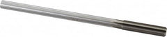Made in USA - 27/64" High Speed Steel 6 Flute Chucking Reamer - Apex Tool & Supply