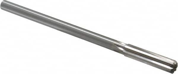 Made in USA - 7/16" High Speed Steel 6 Flute Chucking Reamer - Apex Tool & Supply