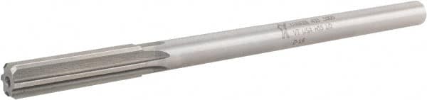 Made in USA - 1/2" High Speed Steel 6 Flute Chucking Reamer - Apex Tool & Supply