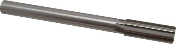 Made in USA - 1-1/16" High Speed Steel 8 Flute Chucking Reamer - Straight Flute, 7/8" Straight Shank, 2-3/4" Flute Length, 10-1/2" OAL - Apex Tool & Supply