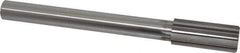 Made in USA - 1-5/16" High Speed Steel 10 Flute Chucking Reamer - Straight Flute, 1" Straight Shank, 3" Flute Length, 11-1/2" OAL - Apex Tool & Supply