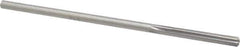Made in USA - #2 High Speed Steel 6 Flute Chucking Reamer - Straight Flute, 0.2173" Straight Shank, 1-1/2" Flute Length, 6" OAL - Apex Tool & Supply