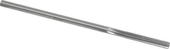 Made in USA - #8 High Speed Steel 6 Flute Chucking Reamer - Straight Flute, 0.1895" Straight Shank, 1-1/4" Flute Length, 5" OAL - Apex Tool & Supply