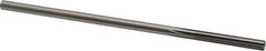 Made in USA - #11 High Speed Steel 6 Flute Chucking Reamer - Straight Flute, 0.186" Straight Shank, 1-1/4" Flute Length, 5" OAL - Apex Tool & Supply