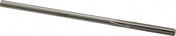 Made in USA - #12 High Speed Steel 6 Flute Chucking Reamer - Apex Tool & Supply