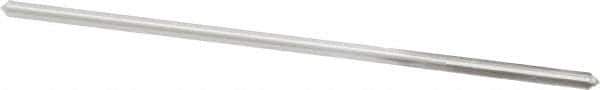 Made in USA - #36 High Speed Steel 4 Flute Chucking Reamer - Straight Flute, 0.103" Straight Shank, 7/8" Flute Length, 3-1/2" OAL - Apex Tool & Supply