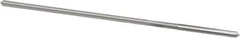 Made in USA - #40 High Speed Steel 4 Flute Chucking Reamer - Straight Flute, 0.0928" Straight Shank, 7/8" Flute Length, 3-1/2" OAL - Apex Tool & Supply