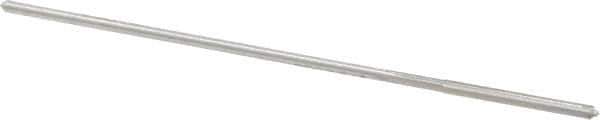 Made in USA - #49 High Speed Steel 4 Flute Chucking Reamer - Straight Flute, 0.066" Straight Shank, 3/4" Flute Length, 3" OAL - Apex Tool & Supply
