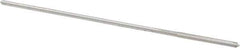 Made in USA - #49 High Speed Steel 4 Flute Chucking Reamer - Straight Flute, 0.066" Straight Shank, 3/4" Flute Length, 3" OAL - Apex Tool & Supply