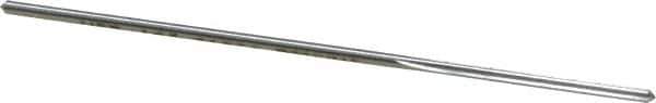 Made in USA - #51 High Speed Steel 4 Flute Chucking Reamer - Straight Flute, 0.066" Straight Shank, 3/4" Flute Length, 3" OAL - Apex Tool & Supply