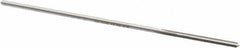 Made in USA - #53 High Speed Steel 4 Flute Chucking Reamer - Straight Flute, 0.0585" Straight Shank, 1/2" Flute Length, 2-1/2" OAL - Apex Tool & Supply