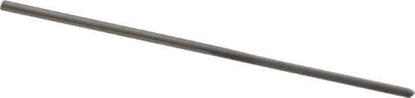 Made in USA - #61 High Speed Steel 3 Flute Chucking Reamer - Straight Flute, 0.039" Straight Shank, 1/2" Flute Length, 1-1/2" OAL - Apex Tool & Supply