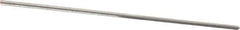 Made in USA - #68 High Speed Steel 3 Flute Chucking Reamer - Straight Flute, 0.031" Straight Shank, 1/2" Flute Length, 1-3/8" OAL - Apex Tool & Supply