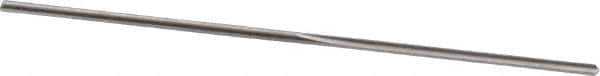 Made in USA - #69 High Speed Steel 3 Flute Chucking Reamer - Straight Flute, 0.0292" Straight Shank, 1/2" Flute Length, 1-3/8" OAL - Apex Tool & Supply