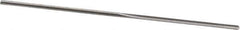 Made in USA - #69 High Speed Steel 3 Flute Chucking Reamer - Straight Flute, 0.0292" Straight Shank, 1/2" Flute Length, 1-3/8" OAL - Apex Tool & Supply