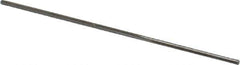 Made in USA - #74 High Speed Steel 3 Flute Chucking Reamer - Straight Flute, 0.0225" Straight Shank, 1/2" Flute Length, 1" OAL - Apex Tool & Supply