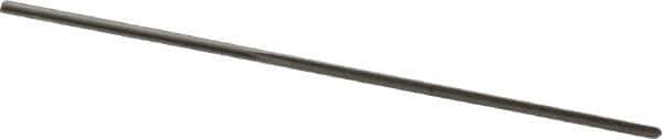 Made in USA - #75 High Speed Steel 3 Flute Chucking Reamer - Straight Flute, 0.021" Straight Shank, 1/2" Flute Length, 1" OAL - Apex Tool & Supply