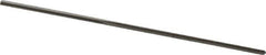 Made in USA - #75 High Speed Steel 3 Flute Chucking Reamer - Straight Flute, 0.021" Straight Shank, 1/2" Flute Length, 1" OAL - Apex Tool & Supply