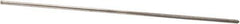 Made in USA - #80 High Speed Steel 2 Flute Chucking Reamer - Straight Flute, 0.0135" Straight Shank, 3/8" Flute Length, 3/4" OAL - Apex Tool & Supply