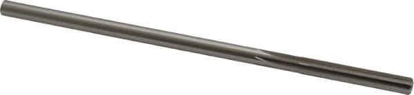 Made in USA - Letter D High Speed Steel 6 Flute Chucking Reamer - Straight Flute, 0.2329" Straight Shank, 1-1/2" Flute Length, 6" OAL - Apex Tool & Supply