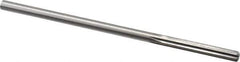 Made in USA - Letter F High Speed Steel 6 Flute Chucking Reamer - Straight Flute, 1/4" Straight Shank, 1-1/2" Flute Length, 6" OAL - Apex Tool & Supply