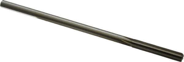 Made in USA - Letter I High Speed Steel 6 Flute Chucking Reamer - Straight Flute, 1/4" Straight Shank, 1-1/2" Flute Length, 6" OAL - Apex Tool & Supply