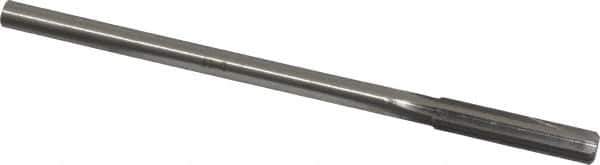 Made in USA - Letter P High Speed Steel 6 Flute Chucking Reamer - Straight Flute, 0.2792" Straight Shank, 1-1/2" Flute Length, 6" OAL - Apex Tool & Supply