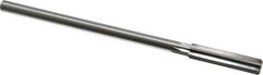 Made in USA - Letter Y High Speed Steel 6 Flute Chucking Reamer - Straight Flute, 0.3105" Straight Shank, 1-3/4" Flute Length, 7" OAL - Apex Tool & Supply