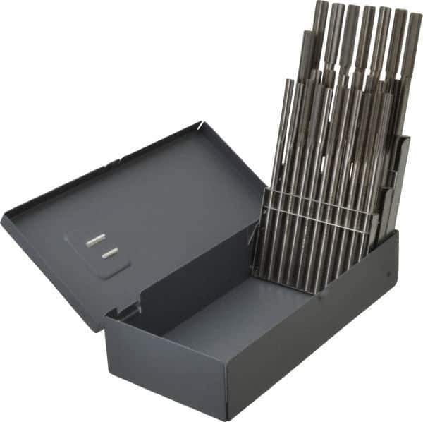 Made in USA - A to Z, Chucking Reamer Set - Straight Flute, Right Hand Cut, 26 Pieces - Apex Tool & Supply