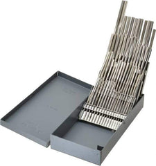 Made in USA - #1 to #60, Chucking Reamer Set - Straight Flute, Right Hand Cut, 60 Pieces - Apex Tool & Supply