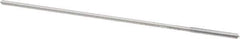 Made in USA - 1.5mm High Speed Steel 4 Flute Chucking Reamer - Straight Flute, 0.051" Straight Shank, 1/2" Flute Length, 2-1/2" OAL - Apex Tool & Supply