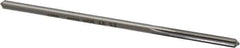Made in USA - 4mm High Speed Steel 6 Flute Chucking Reamer - Straight Flute, 0.151" Straight Shank, 1" Flute Length, 4" OAL - Apex Tool & Supply