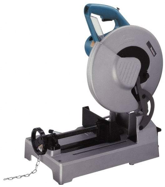 Makita - 12" Blade Diam, 1" Arbor Hole, Miter Metal Chop & Cutoff Saw - 1,300 RPM, 115 Volts, 1 Phase - Apex Tool & Supply
