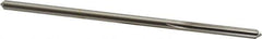 Made in USA - 4.5mm High Speed Steel 6 Flute Chucking Reamer - Straight Flute, 0.1704" Straight Shank, 1-1/8" Flute Length, 4-1/2" OAL - Apex Tool & Supply