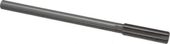 Made in USA - 14mm High Speed Steel 8 Flute Chucking Reamer - Straight Flute, 0.4355" Straight Shank, 2" Flute Length, 8" OAL - Apex Tool & Supply