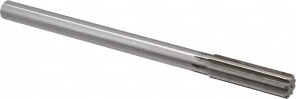 Made in USA - 16.5mm High Speed Steel 8 Flute Chucking Reamer - Apex Tool & Supply