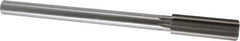 Made in USA - 20.5mm High Speed Steel 8 Flute Chucking Reamer - Straight Flute, 5/8" Straight Shank, 2-1/2" Flute Length, 9-1/2" OAL - Apex Tool & Supply