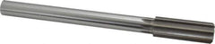 Made in USA - 24mm High Speed Steel 8 Flute Chucking Reamer - Straight Flute, 3/4" Straight Shank, 2-5/8" Flute Length, 10" OAL - Apex Tool & Supply
