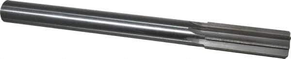Made in USA - 25mm High Speed Steel 8 Flute Chucking Reamer - Straight Flute, 7/8" Straight Shank, 2-3/4" Flute Length, 10-1/2" OAL - Apex Tool & Supply