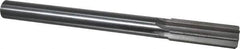 Made in USA - 25mm High Speed Steel 8 Flute Chucking Reamer - Straight Flute, 7/8" Straight Shank, 2-3/4" Flute Length, 10-1/2" OAL - Apex Tool & Supply