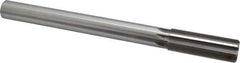 Made in USA - 25.5mm High Speed Steel 8 Flute Chucking Reamer - Straight Flute, 7/8" Straight Shank, 2-3/4" Flute Length, 10-1/2" OAL - Apex Tool & Supply