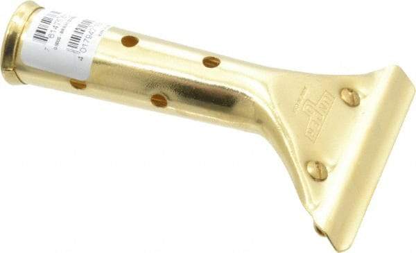 Unger - 5-1/2" Long x 0.8" Diam Metal Handle for Unger Poles - Threaded Connection, Brass - Apex Tool & Supply